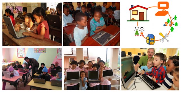 Über 325.000 Kinder und Flüchtlinge in 121 Ländern lernen bereits mit Labdoo-Laptops